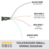Volkswagen Small Left Switch wiring diagram