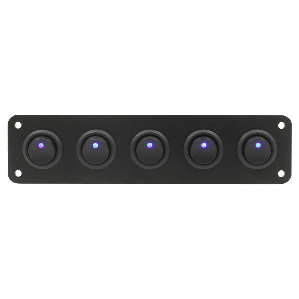 Round Toggle Switch Panel