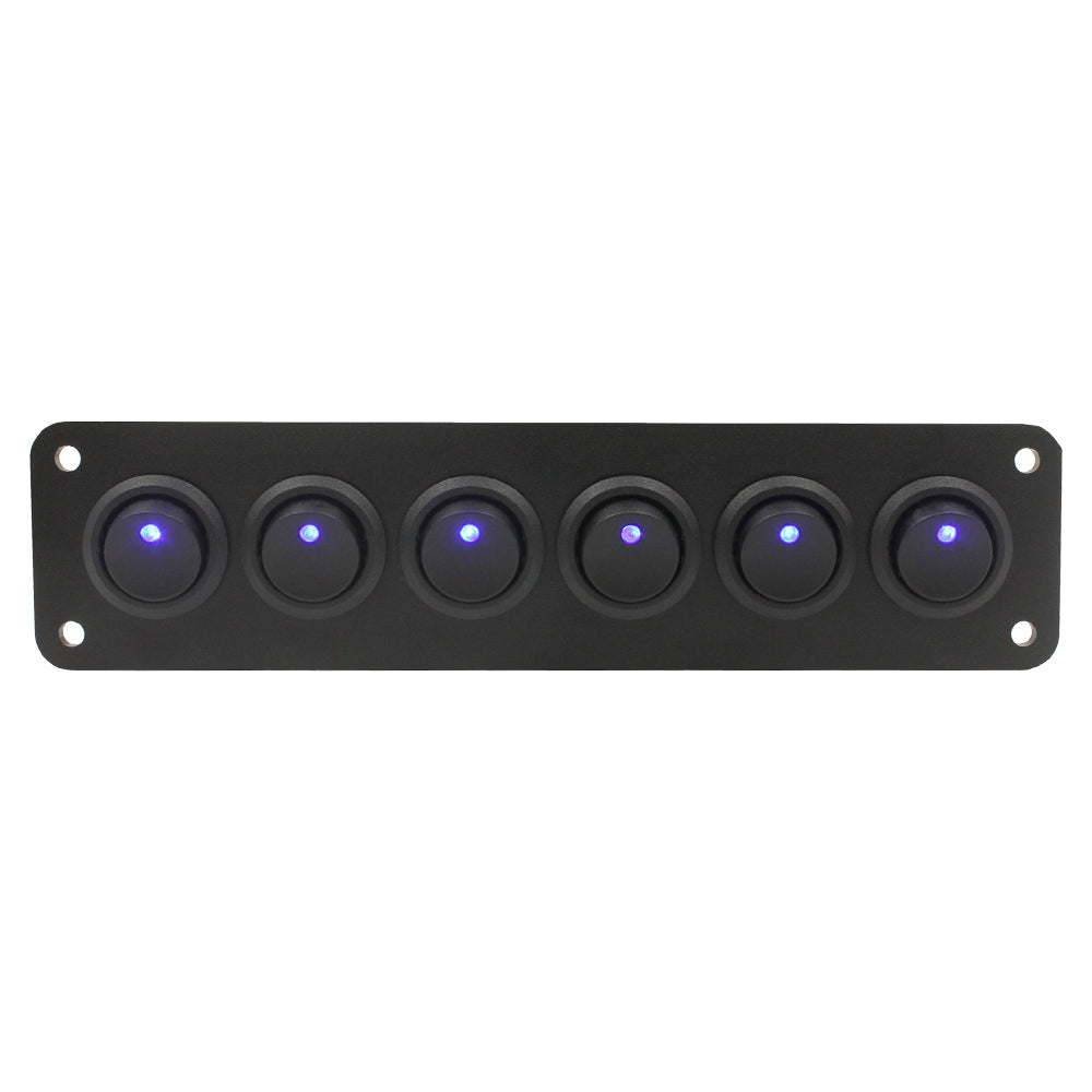 Round Toggle Switch Panel
