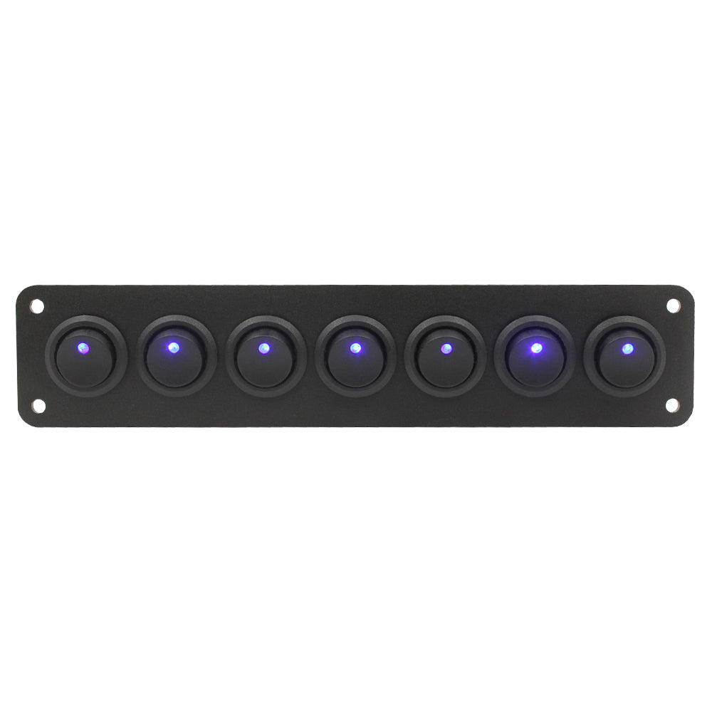 Round Toggle Switch Panel
