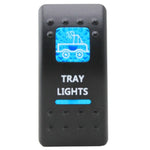 Rocker Switch Cover Tray Lights