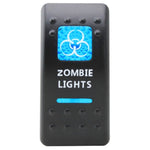 Rocker Switch Cover Zombie Lights